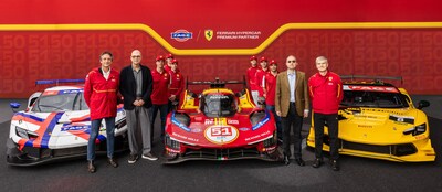 FAGE 與 Ferrari 高層共同加入 Ferrari – AF Corse 車隊,慶祝合作夥伴關係開始。由左至右:Enrico Galliera、Athanassios Filippou、James Calado、Antonio Giovinazzi、Alessandro Pier Guidi、Nicklas Nielsen、Miguel Molina、Antonio Fuoco、Kyros Filippou 以及 Antonello Coletta FAGE 與 Ferrari 高層共同加入 Ferrari – AF Corse 車隊,慶祝合作夥伴關係開始。由左至右:Enrico Galliera、Athanassios Filippou、James Calado、Antonio Giovinazzi、Alessandro Pier Guidi、Nicklas Nielsen、Miguel Molina、Antonio Fuoco、Kyros Filippou 以及 Antonello Coletta