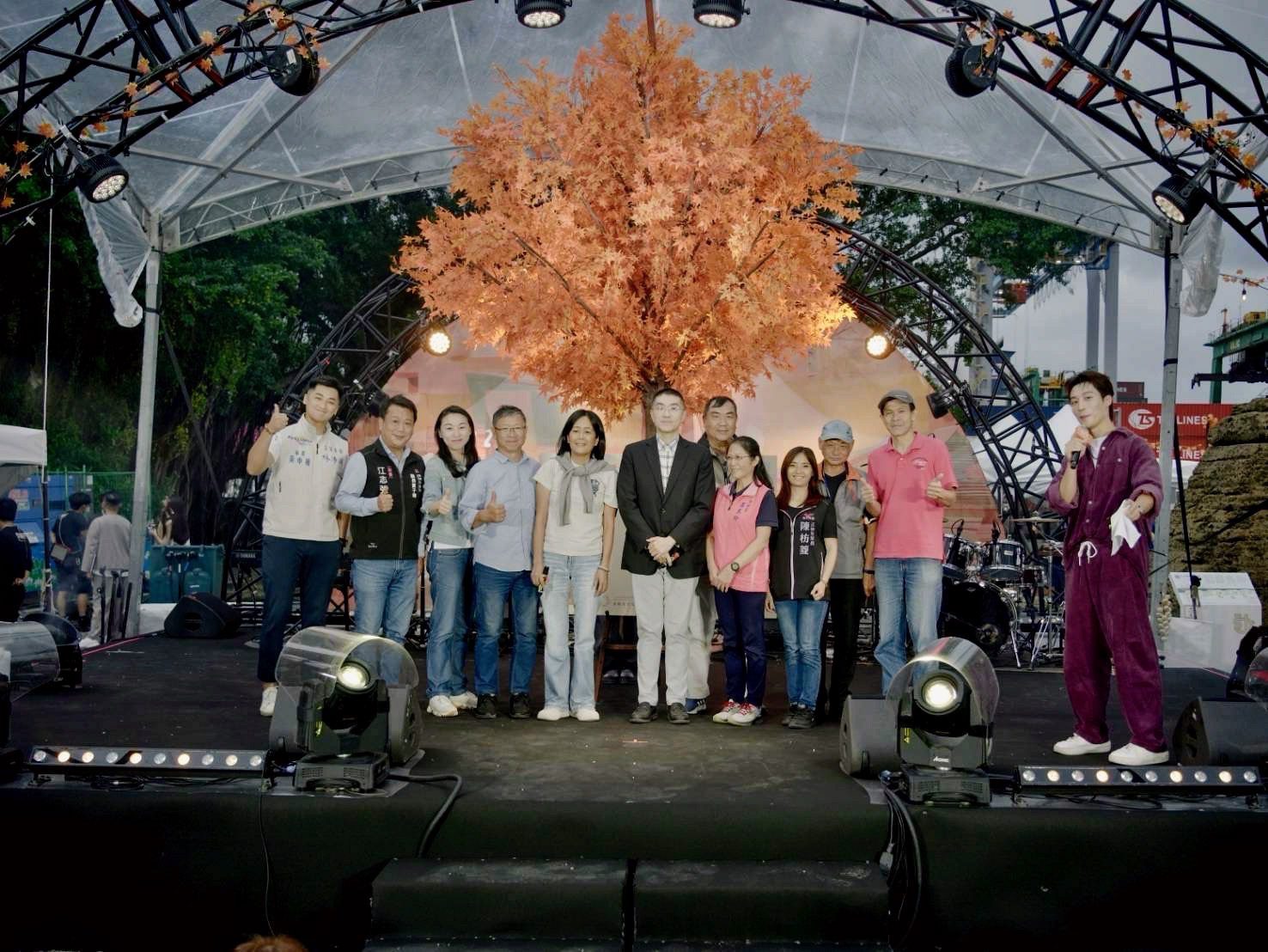 基隆秋光音樂節登場　謝國樑邀市民共享秋夜旋律