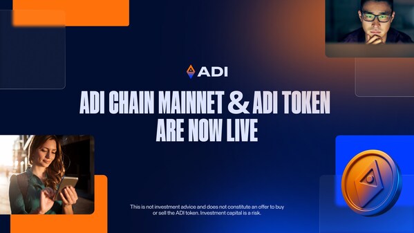 ADI 基金會宣佈推出 ADI Chain 主網及 ADI 實用型代幣