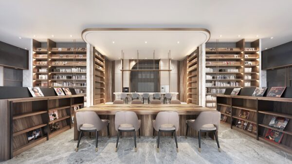 「佳泰琢閱」社區公共空間以全齡化設計為核心，結合休閒、社交與生活機能，營造舒適且具質感的居住環境，提升住戶日常生活體驗。圖/佳泰琢閱提供