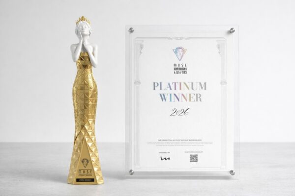 「佳泰琢閱」建築設計榮獲國際雙設計大獎肯定，包含美國MUSE設計金獎與米蘭設計銀獎，展現其在建築美學與空間設計上的卓越實力。圖/AI合成示意圖